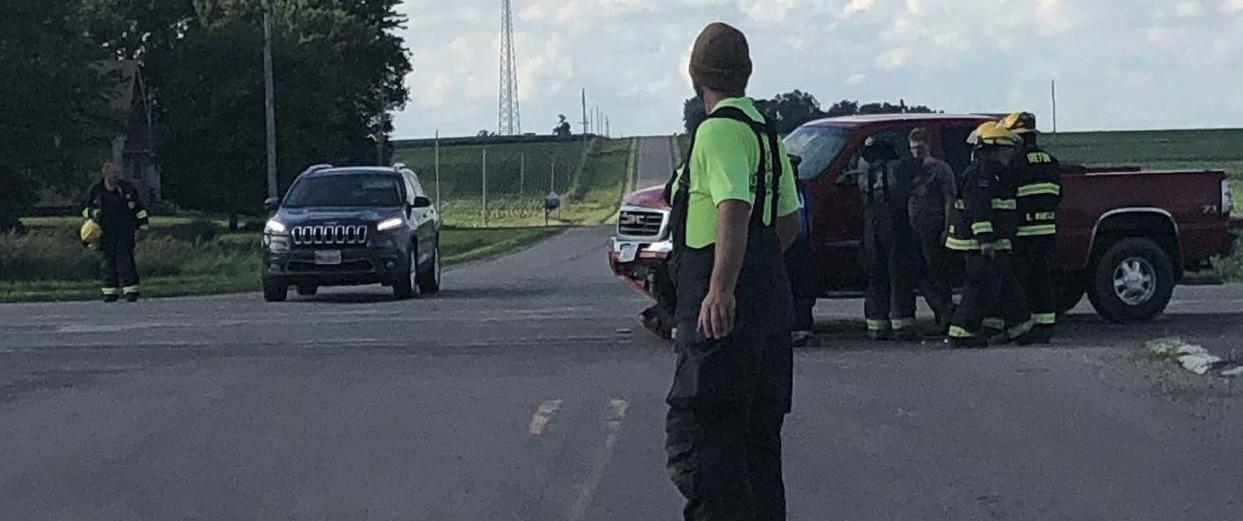 Ireton Fire and Rescue directs traffic